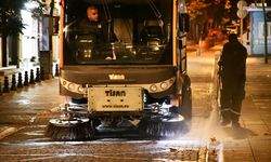 Lüleburgaz'da temizlik mesaisi gün doğmadan başlıyor