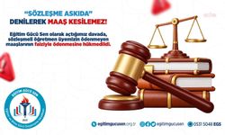 Mahkeme, 'sözleşmenin askıya alınması' gerekçesiyle maaşı ödenmeyen öğretmenin maaşlarının ödenmesine hükmetti