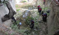 Manisa Büyükşehir Belediyesi'nden Çaybaşı Deresi'nde kış temizliği