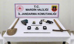 Mardin'de tarihi eser operasyonunda 70 Sikke ve çok sayıda obje ele geçirildi