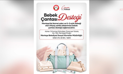 Menteşe Belediyesi'nden 0-3 aylık bebek sahibi ailelere çanta desteği