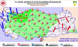 Meteorolojiden kuvvetli yağış ve rüzgar uyarısı