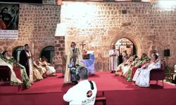 Midyat'taki tarihi manastırda barış ve birlik ayini