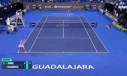 Milli tenisçi Zeynep Sönmez, Guadalajara Open'da ikinci tura yükseldi