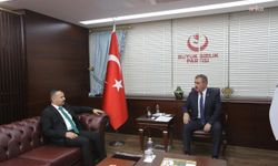 Mustafa Destici, Beydili Türkmen Derneği Başkanı Ahmet Ağca ile görüştü