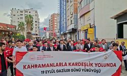 Osmaniye'de Gaziler Günü'nde yürüyüş düzenlendi