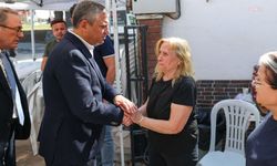 Özgür Özel'den Ruhan Alkan'ın ailesine taziye ziyareti