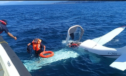 Rize açıklarına acil iniş yapan uçağın pilotu AB Sayıştayı yetkilisi çıktı