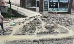 Sinop Ayancık'ta sağanak hayatı olumsuz etkiledi