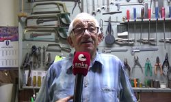Sinop'ta 80 yaşındaki bıçak ustası mesleğini dördüncü kuşağa taşıyor