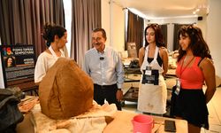 Tepebaşı Belediye Başkanı Ataç'tan Pişmiş Toprak Sempozyumu sanatçılarına ziyaret