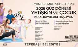 Tepebaşı Belediyesi Yunus Emre Spor Tesisi'nde yeni dönem kayıtları başlıyor