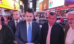 Times Meydanı'nda ebru sanatıyla COP31 tanıtımı yapıldı