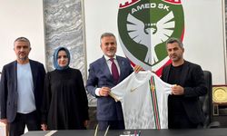Yeniden Refahlı Kılıç, Amedspor Başkanı Eren'i ziyaret etti