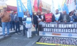 10 Ekim Ankara Gar Katliamı'nın 11. yılında Samsun'da adalet ve barış çağrısı