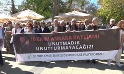 10 Ekim Ankara Gar Katliamı'nın 11'inci yılı... Yaşamını yitirenler Sinop'ta anıldı