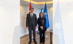 Abdurrahman Tutdere'den UNDP Türkiye Mukim Temsilcisi Monica Merino'ya ziyaret