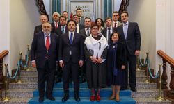Adalet Bakan Yardımcısı Ceyhan, AKPM Başkanı Bayr ve beraberindeki heyetle görüştü