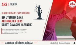 AES: Ünye'de yüksek lisans mezunu öğretmenin 'artırımlı ek ders ücreti' davası lehine sonuçlandı