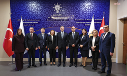 AK Partili Sırakaya, Bulgaristan heyeti ile bir araya geldi