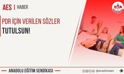 Anadolu Eğitim Sendikası'ndan MEB'e çağrı: 'PDR için verilen sözler hayata geçirilmelidir'