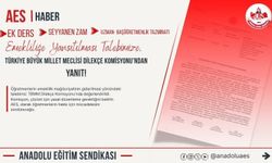 Anadolu Eğitim Sendikası'nın öğretmenlerin emeklilik haklarına ilişkin başvurusuna TBMM'den yanıt geldi
