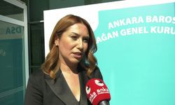 Ankara Barosu'nun 69. Olağan Genel Kurulu... DSA Adayı Çağlayan: 'Başkent barosunun olabildiğince yüksek sesle haykırabilmesi için elimizden gelen mücadeleyi vereceğiz'