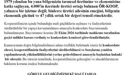 Aydın'da 47 yıllık üretici kooperatifi konkordato ilan etti