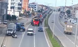 Bafra'da çeltik üreticilerinden traktör konvoyuyla eylem: '55 liranın altında fiyat bizi kurtarmaz'