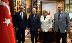 Bahçeli, Alevi Vakıfları Federasyonu heyetiyle görüştü