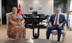 Bakan Fidan, BM Genel Sekreteri Libya Özel Temsilcisi Tetteh'i kabul etti