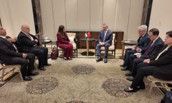Bakan Fidan, Filistinli mevkidaşıyla bir araya geldi