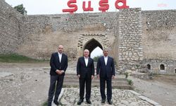 Bakan Güler, Şuşa'da incelemelerde bulundu