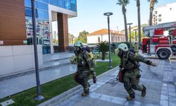 Bayraklı Belediyesi'nde yangın ve acil durum tatbikatı