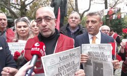 CHP Çankaya İlçe Başkanlığı, Kuğulu Park'ta Hâkimiyet-i Milliye gazetesi ve Türk bayrağı dağıttı