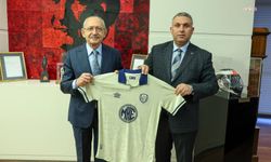 CHP Genel Başkanı Kemal Kılıçdaroğlu, MKE Ankaragücü Başkanı İlhami Alparslan'ı kabul etti
