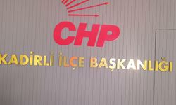 CHP Kadirli İlçe Başkanı Kılıç: 'Görevi bırakıyorum, istifa ettim'