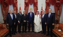 Cumhurbaşkanı Erdoğan, R4+E3 toplantısı için Türkiye'ye gelen Dışişleri Bakanlarını kabul etti