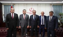 Destici, Halep Milletvekili Mehid İsa ve Suriye Türkmen Meclisi üyelerini kabul etti