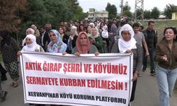 Diyarbakır'da mahkeme süreci devem eden GES projesinde çalışmaların başlamasına protesto