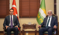Doğru Yol Partisi Genel Başkanı Küpeli'den HÜDA PAR Genel Başkanı Yapıcıoğlu'na ziyaret