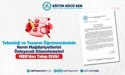 Eğitim Gücü Sen'den MEB'e Teknoloji ve Tasarım öğretmenleri için başvuru