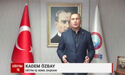 Eğitim İş Genel Başkanı Özbay'dan okullarda artan şiddet olaylarına karşı 'ortak mücadele' çağrısı