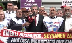 Emekli memurlar Sakarya Caddesi'nden seslendi: İş emekliye gelince adaletin çarkı dönmüyor, adalet işlemiyor