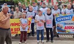 Emekliler hakları için Bulancak'tan Ankara'ya yürüyor