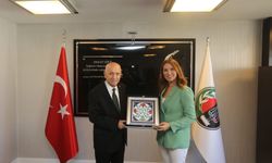 Fethi Yaşar ve Gamze Taşcıer'den Ankara Barosu'na ziyaret