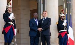 Fransa Cumhurbaşkanı Macron, Benin Cumhurbaşkanı Wadagni ile bir araya geldi
