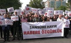 Gazeteciler Diyarbakır'da 'Sansüre hayır, habere özgürlük' sloganıyla yürüdü