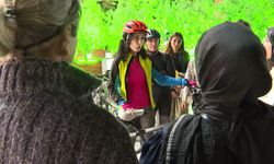 Görme engelliler Kültürpark'ta pedal çevirdi