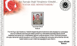 Hakkari'de bir asker düştü